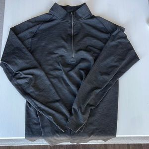 Lululemon Mens Black 3/4 Zip